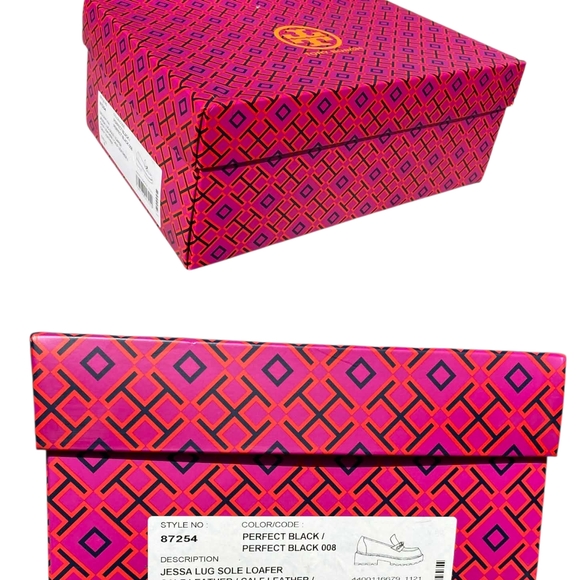 Black Loafers with Gold Chain Detail - Picture 10 of 12